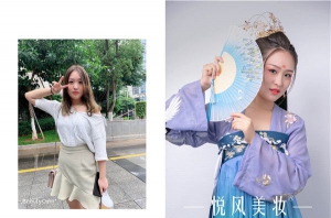 2019年6月广州悦风美妆学院“夏颜杯“新娘妆作品评选