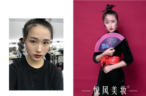 2019年6月广州悦风美妆学院“韵染杯“彩妆作品评选
